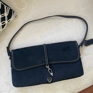 Black authentic coach purse